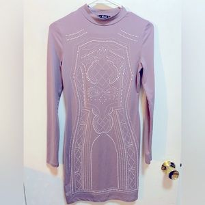 Long sleeve, soft/warm bodycon dress